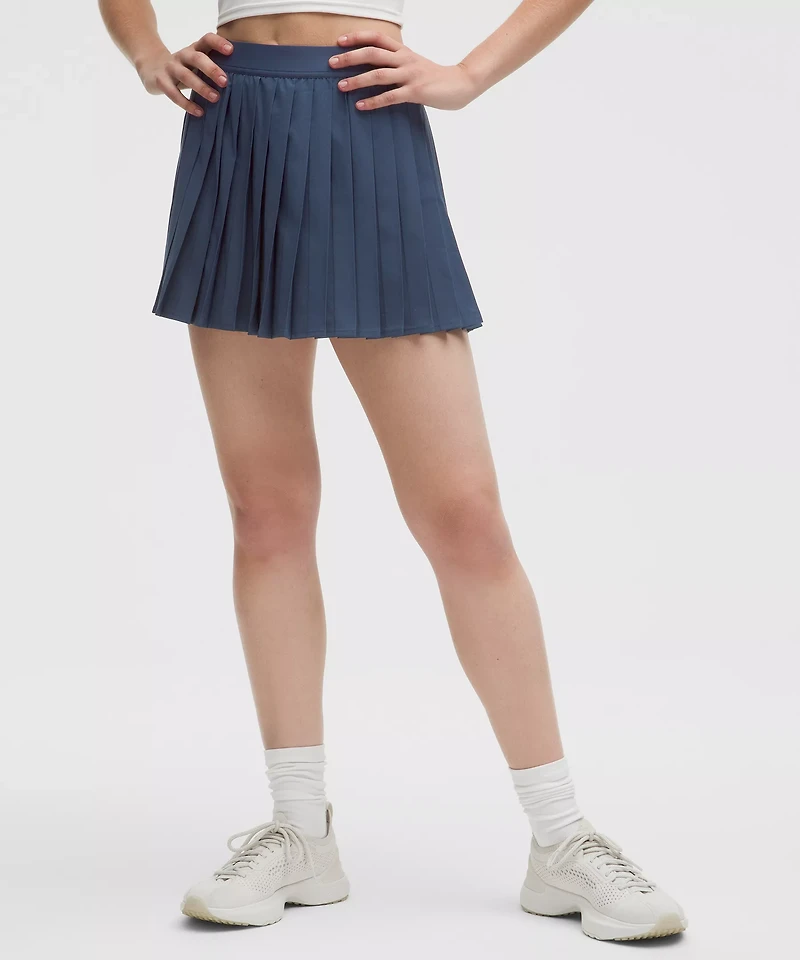 High-Rise Pleated Tennis Skirt