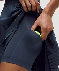 Pleated High-Rise Knee-Length Tennis Skirt | Women's Skirts