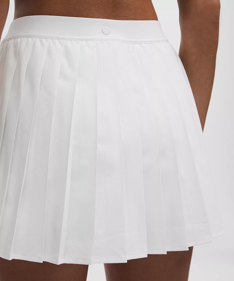 High-Rise Pleated Tennis Skirt