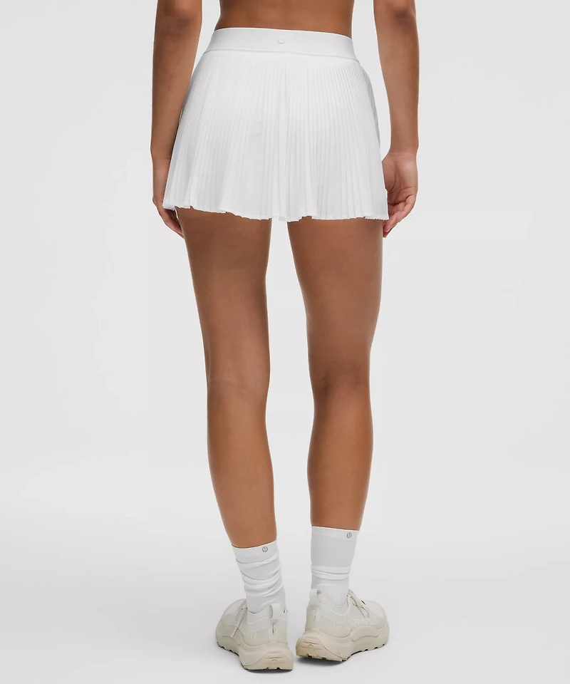 Varsity High-Rise Pleated Tennis Skirt | Women's Skirts