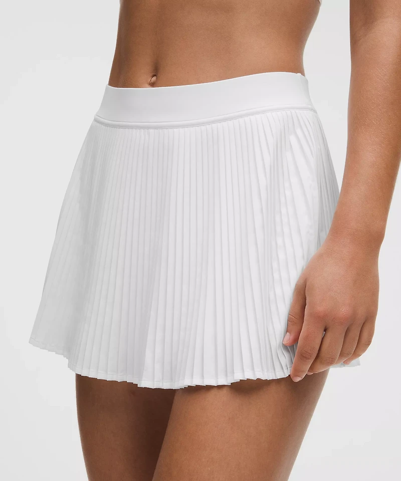 Varsity High-Rise Pleated Tennis Skirt | Women's Skirts