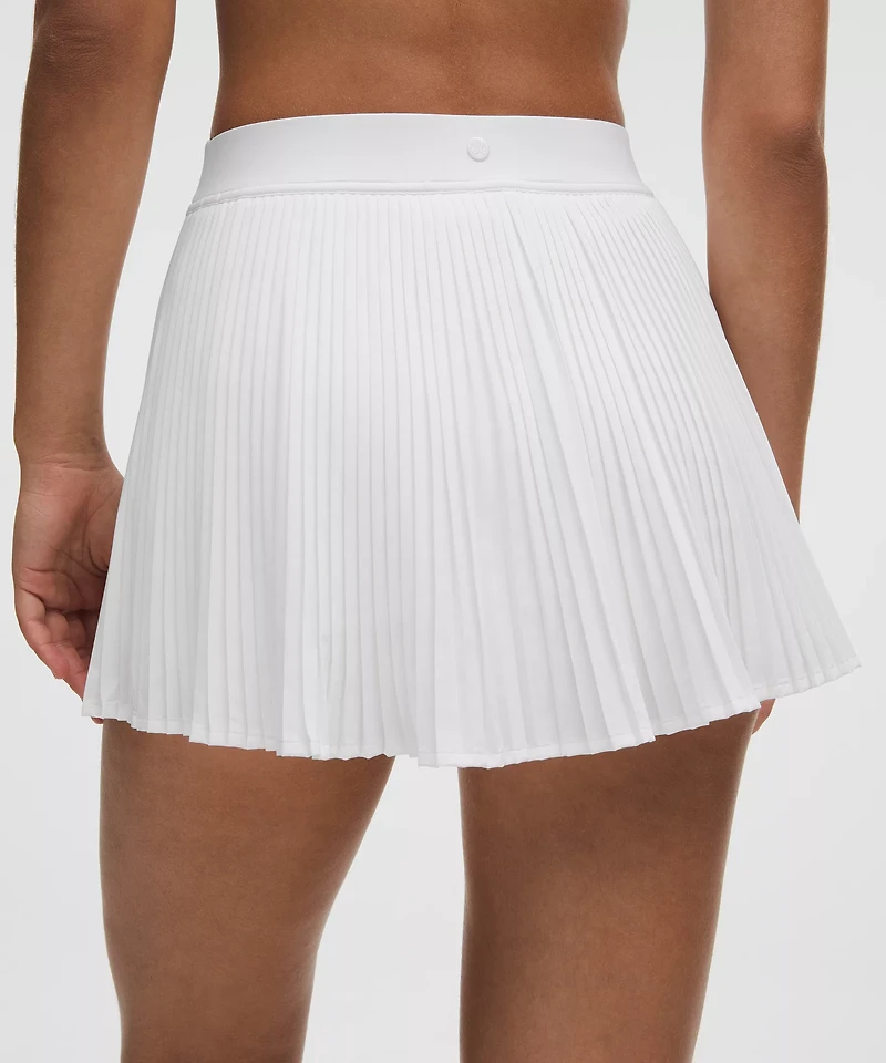 Varsity High-Rise Pleated Tennis Skirt | Women's Skirts