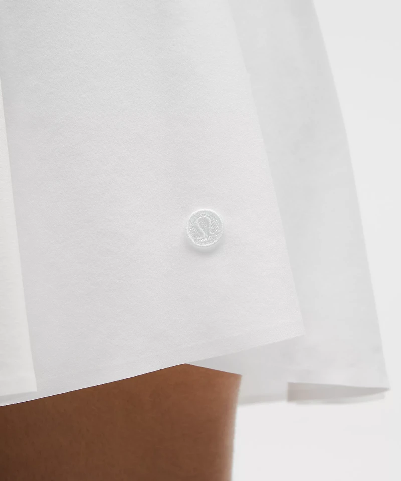 A-Line Side-Pleat Tennis Skirt