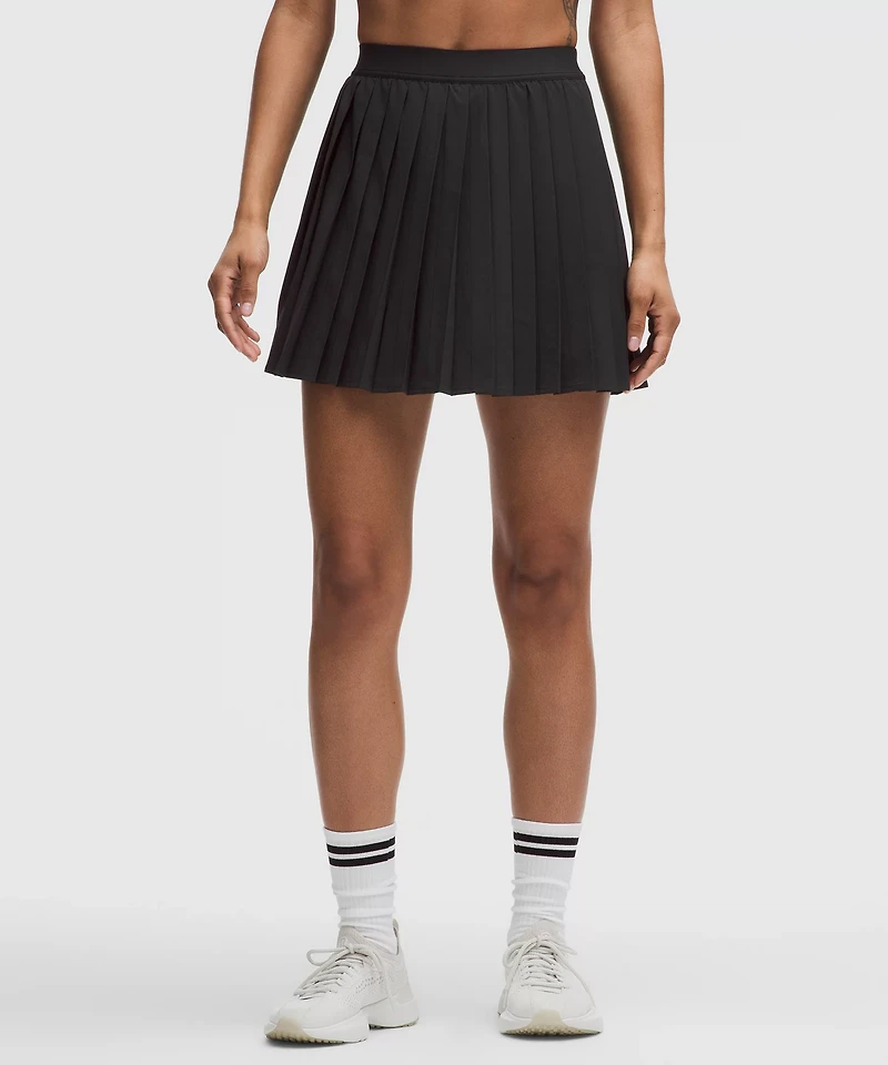 High-Rise Pleated Tennis Skirt | Women's Skirts