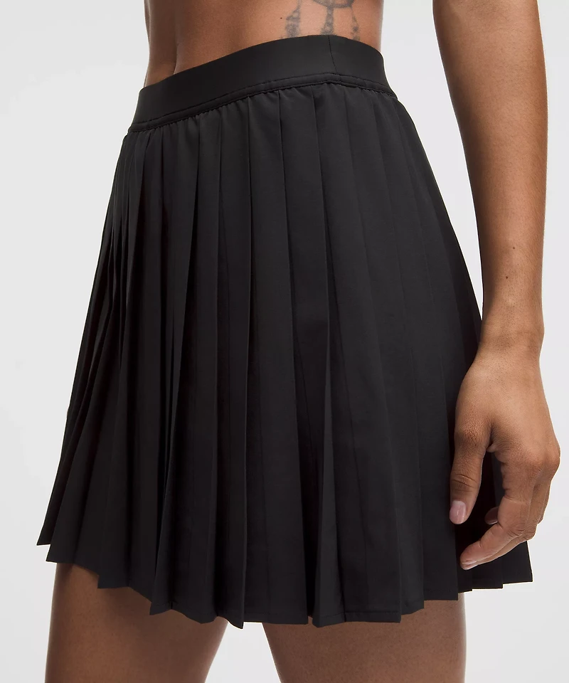 High-Rise Pleated Tennis Skirt | Women's Skirts