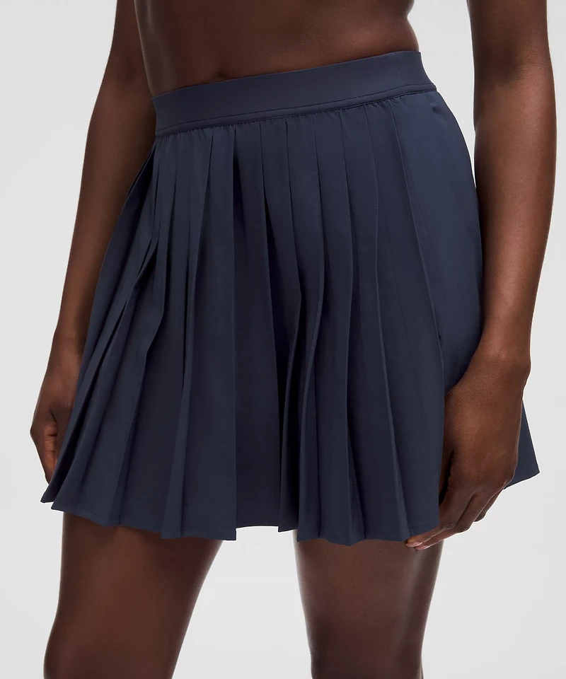 High-Rise Pleated Tennis Skirt | Women's Skirts