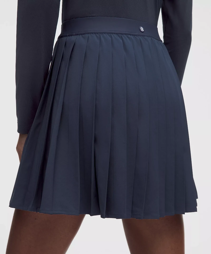 High-Rise Pleated Tennis Skirt *Long