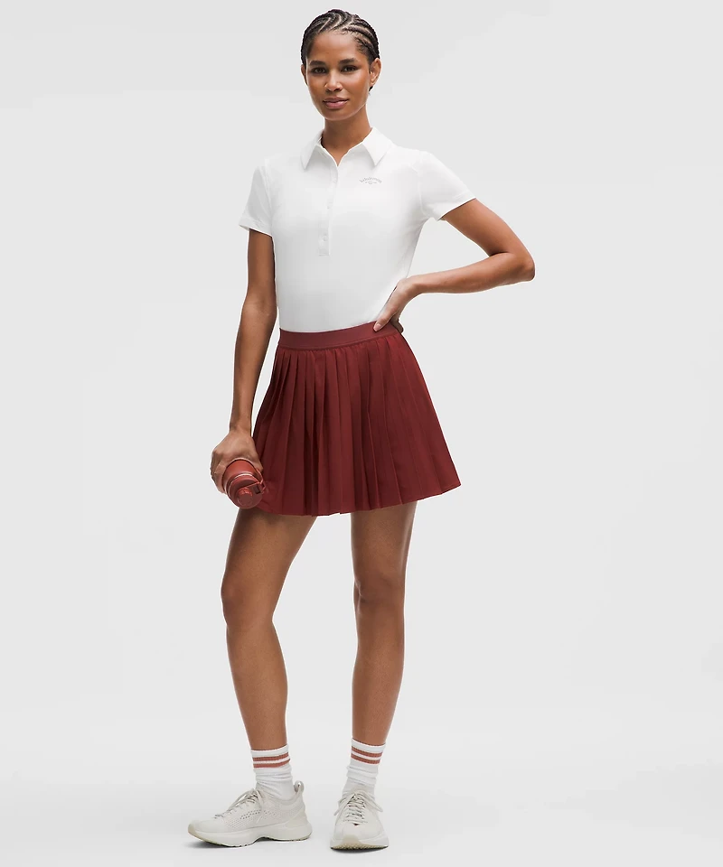 High-Rise Pleated Tennis Skirt *Long | Women's Skirts