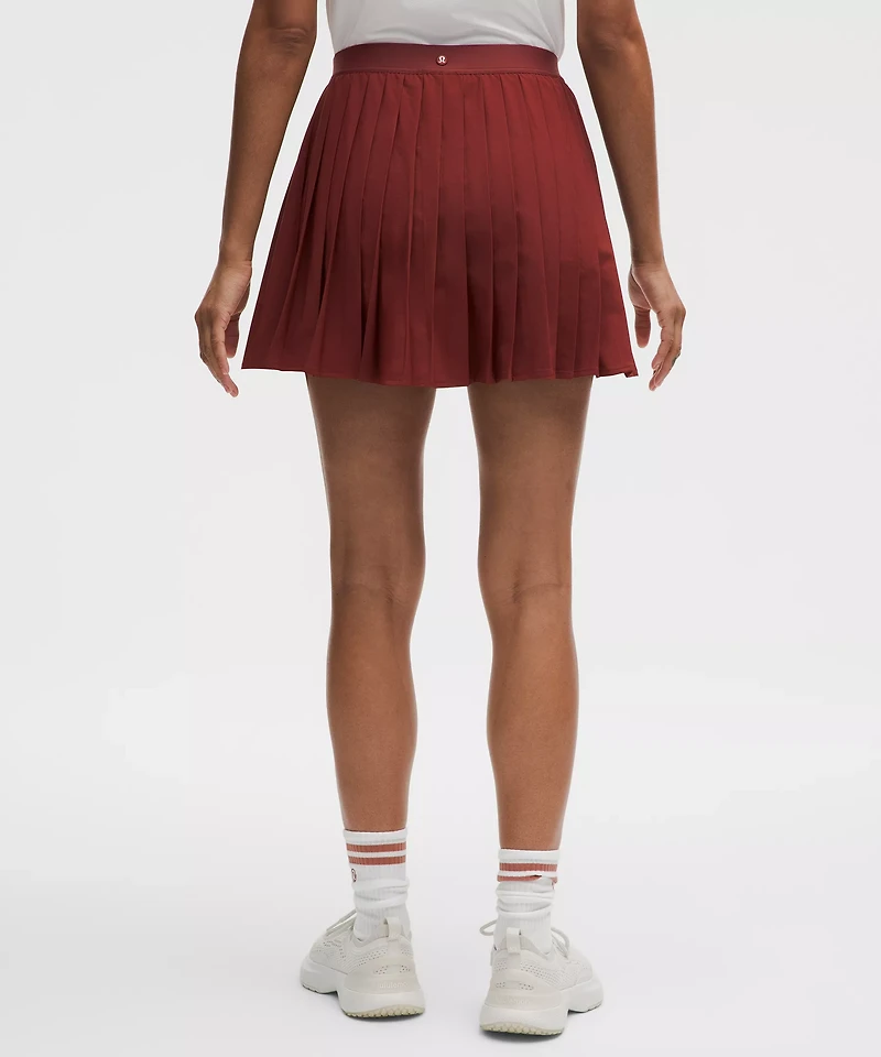 High-Rise Pleated Tennis Skirt *Long | Women's Skirts