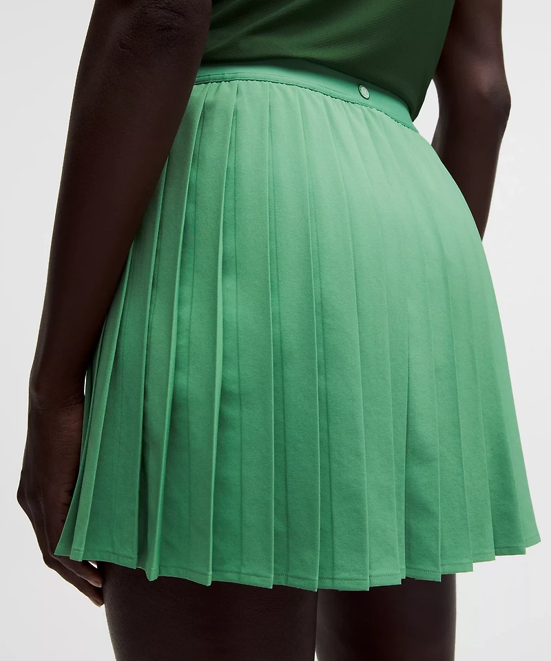 High-Rise Pleated Tennis Skirt *Long