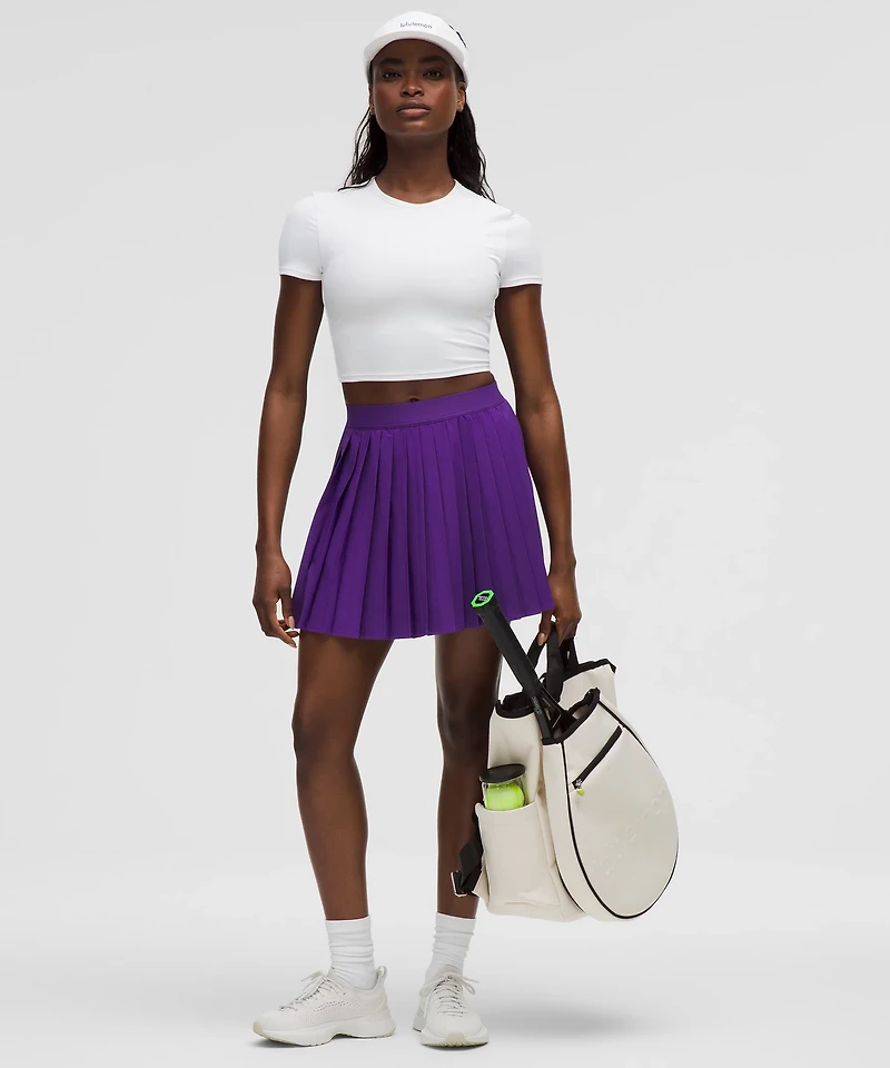 High-Rise Pleated Tennis Skirt *Long | Women's Skirts