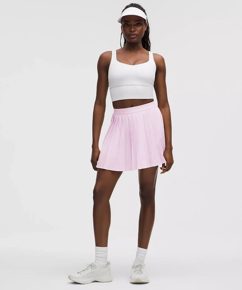High-Rise Pleated Tennis Skirt *Long | Women's Skirts