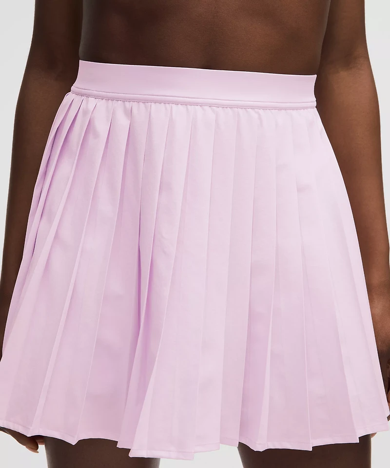 High-Rise Pleated Tennis Skirt *Long | Women's Skirts