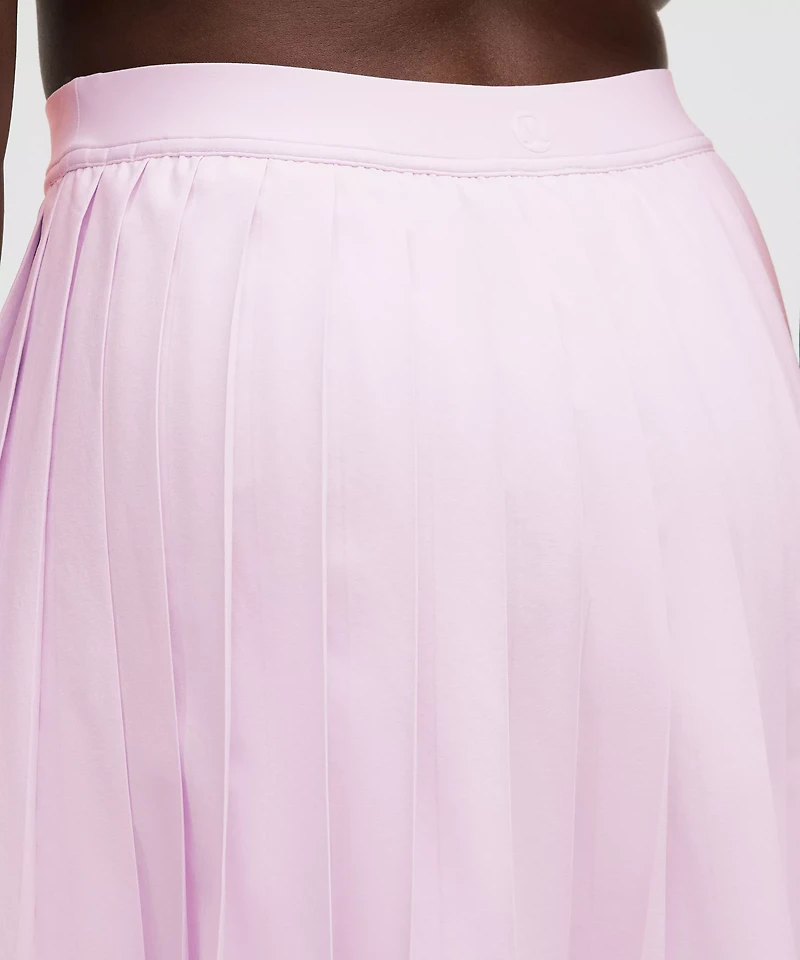 High-Rise Pleated Tennis Skirt *Long | Women's Skirts