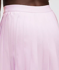 High-Rise Pleated Tennis Skirt *Long | Women's Skirts