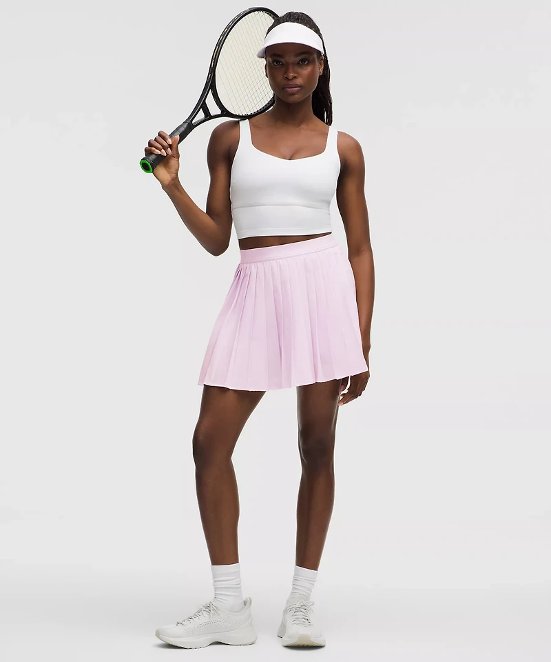 High-Rise Pleated Tennis Skirt *Long | Women's Skirts