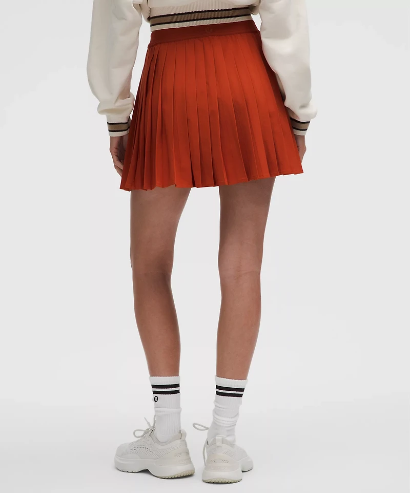 High-Rise Pleated Tennis Skirt *Long | Women's Skirts