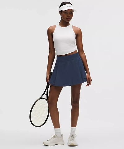 A-Line Side-Pleat Tennis Skirt