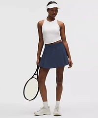A-Line Side-Pleat Tennis Skirt
