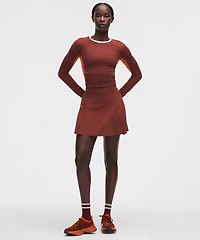 A-Line Side-Pleat Tennis Skirt