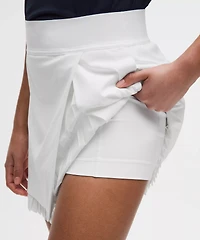Water-Repellent Pleated High-Rise Golf Skirt
