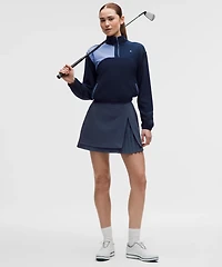 Water-Repellent Pleated High-Rise Golf Skirt