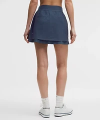 Water-Repellent Pleated High-Rise Golf Skirt