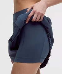 Water-Repellent Pleated High-Rise Golf Skirt