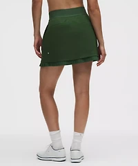 Water-Repellent Pleated High-Rise Golf Skirt