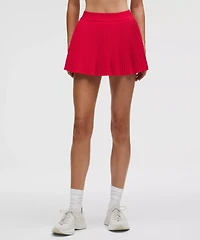 Varsity High-Rise Pleated Tennis Skirt | Women's Skirts