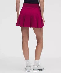 Top-Stitched Pleated Golf Skirt