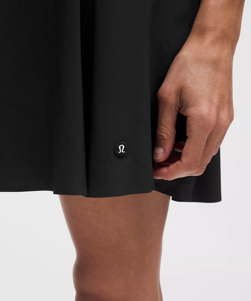 A-Line Side-Pleat Tennis Skirt *Long