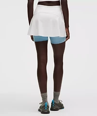Layered Long-Liner Tennis Skirt
