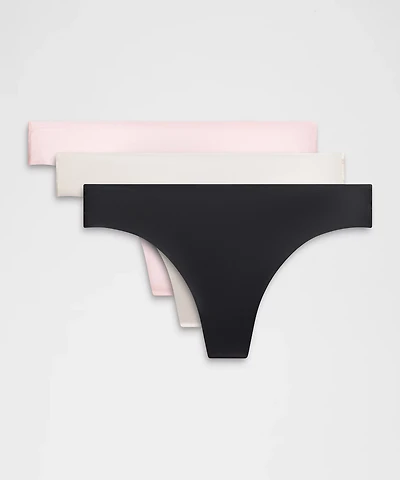 InvisiWear Mid-Rise Thong Underwear *3 Pack