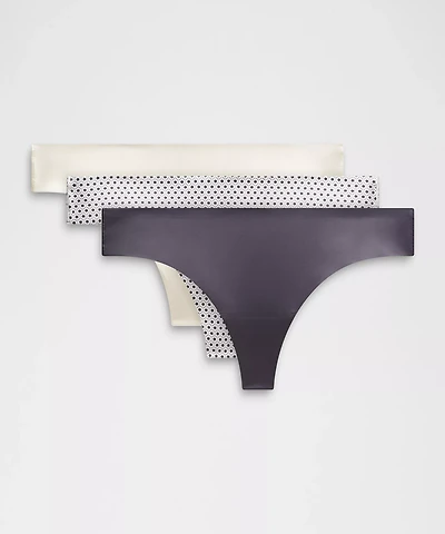 InvisiWear Mid-Rise Thong Underwear *3 Pack