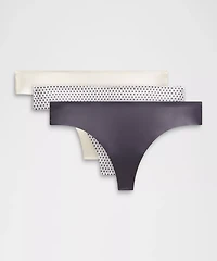 InvisiWear Mid-Rise Thong Underwear *3 Pack