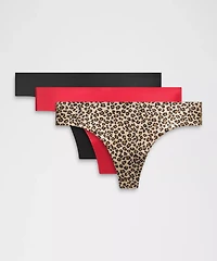 InvisiWear Mid-Rise Thong Underwear *3 Pack