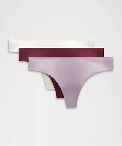 InvisiWear Mid-Rise Thong Underwear *3 Pack