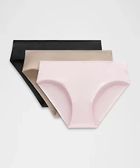 InvisiWear Mid-Rise Bikini Underwear *3 Pack | Women's