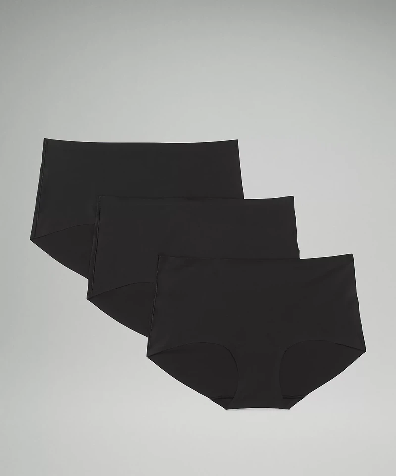 InvisiWear Mid-Rise Boyshort Underwear *3 Pack | Women's