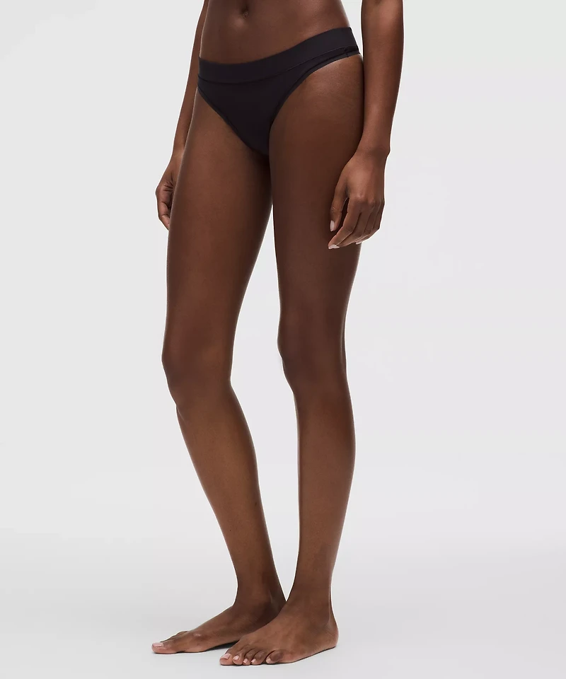 UnderEase Mid-Rise Thong Underwear *3 Pack