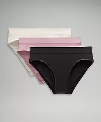 UnderEase Mid-Rise Bikini Underwear *3 Pack