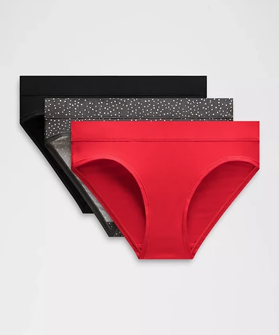 UnderEase Mid-Rise Bikini Underwear *3 Pack