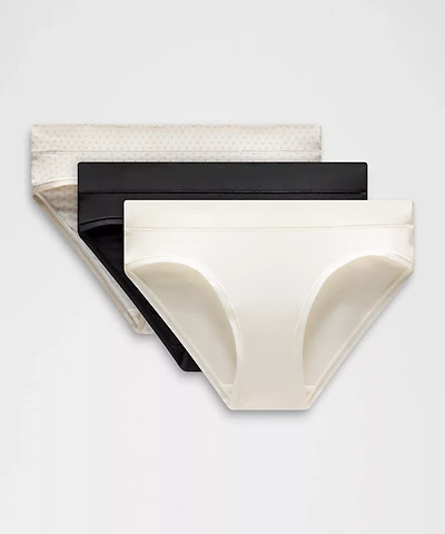 UnderEase Mid-Rise Bikini Underwear *3 Pack