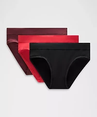 UnderEase Mid-Rise Bikini Underwear *3 Pack