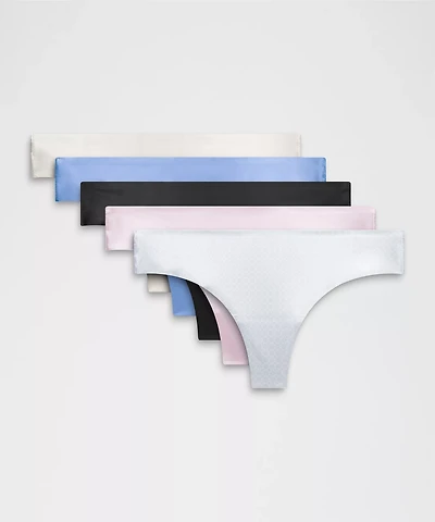 InvisiWear Mid-Rise Thong Underwear *5 Pack | Women's
