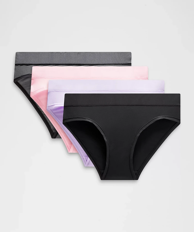 UnderEase Mid-Rise Bikini Underwear *5 Pack
