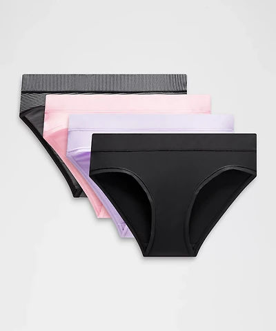 UnderEase Mid-Rise Bikini Underwear *5 Pack