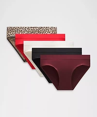 UnderEase Mid-Rise Bikini Underwear *5 Pack
