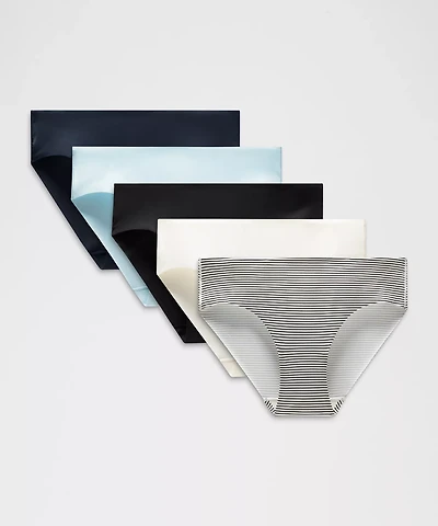 InvisiWear Mid-Rise Bikini Underwear *5 Pack